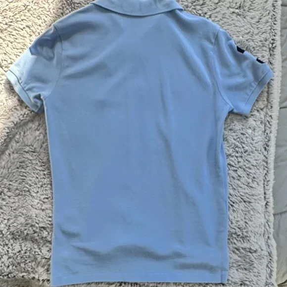 Light Blue Ralph Lauren Polo Custom Slim Fit Small SP - Picture 3 of 7